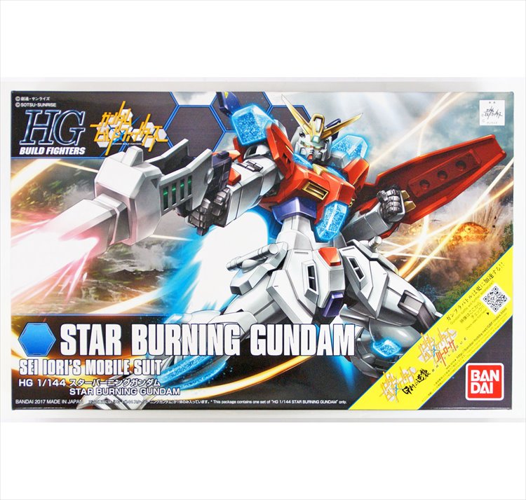 Gundam Build Fighters - 1/144 HGBF Star Burning Gundam - Click Image to Close