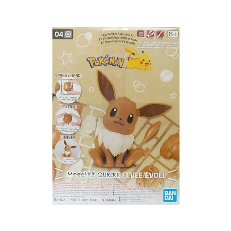 Pokemon - Eevee Model Kit Quick - Click Image to Close