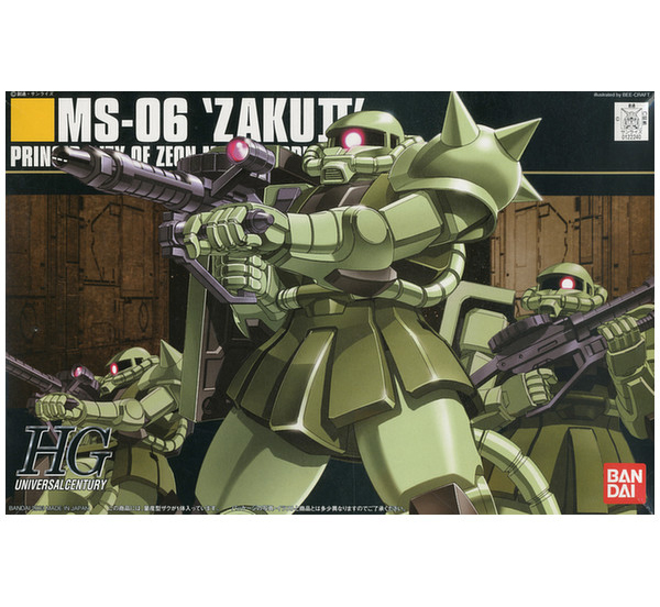 Gundam - 1/144 HGUC Zaku II Production Type