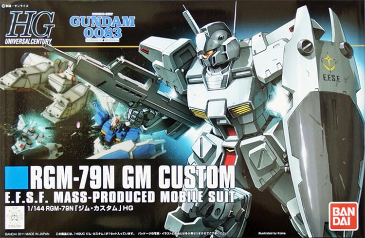 Gundam - 1/144 HGUC GM Custom Gundam - 1/144 HGUC GM Custom