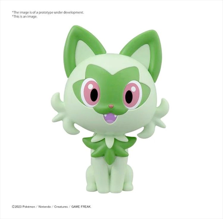 Pokemon - Sprigatito Model Kit Quick Pokemon - Sprigatito Model Kit Quick