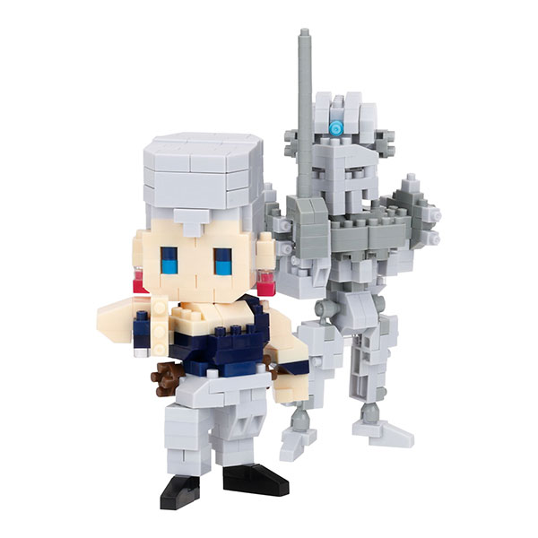 Jojos Bizarre Adventure Part 3 - Jean Pierre Polnareff and Silver Chariot Nanoblock