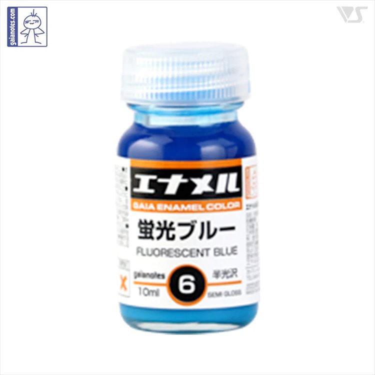 Gaianotes - GE006 Fluorescent Blue Enamel Paint