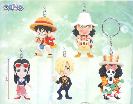 One Piece - One Piece New World Mugiwara no Aji 2 Deform Keychain Holder - Click Image to Close