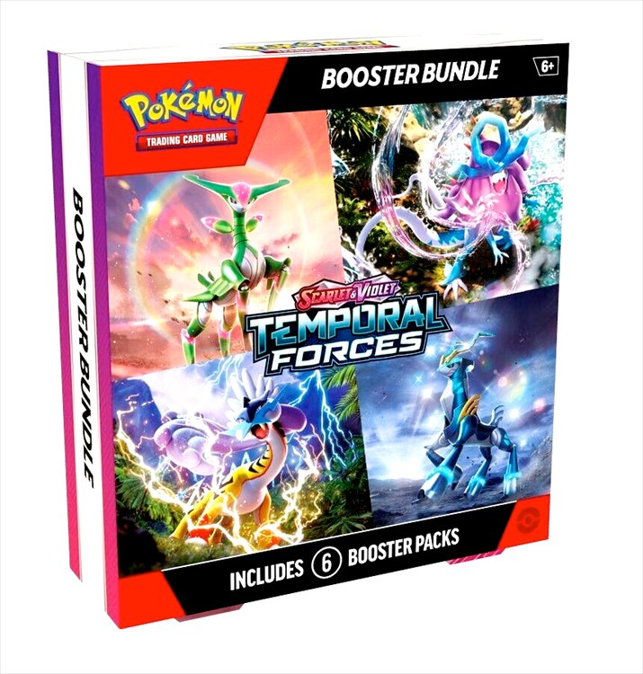 Pokemon TCG Scalet and Violet - Temporal Forces Booster Bundle - Click Image to Close