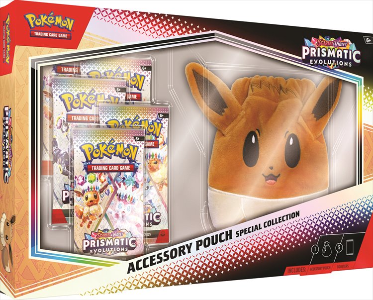 Pokemon - TCG Scarlet and Violet Prismatic Evolutions Accessory Pouch Special Collection