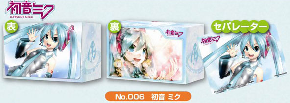 Vocaloid - Chara Card Holder Collection No. 006 Hatsune Miku deck case - Click Image to Close