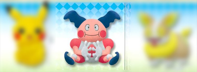 Pokemon - Mr. Mime Small Plush - Click Image to Close
