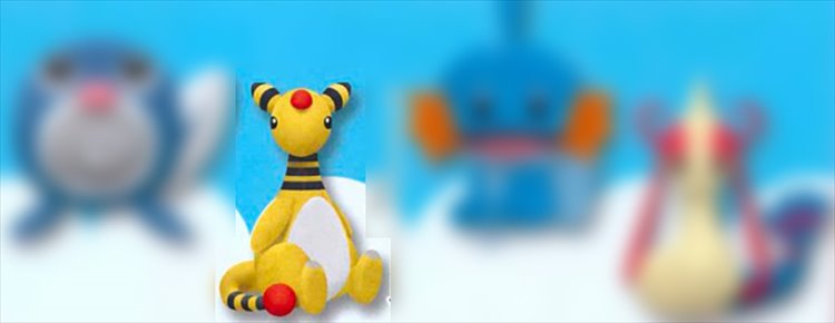 Pokemon - Ampharos Small Plush - Click Image to Close