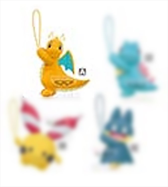 Pokemon - Dragonite 13cm Hanging Plush - Click Image to Close