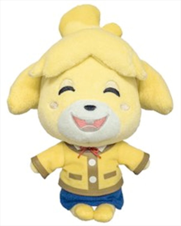 Animal Crossing - Shizue Isabelle Smiling 20cm Plush - Click Image to Close