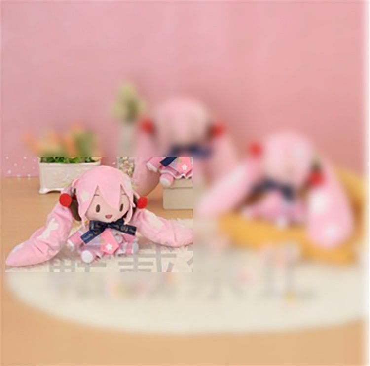 Vocaloid - Sakura Miku 13cm MP Plush A - Click Image to Close