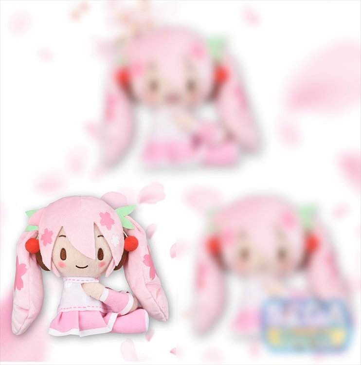 Vocaloid - Sakura Miku Attaching Plush B - Click Image to Close