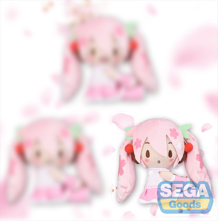 Vocaloid - Sakura Miku Attaching Plush C - Click Image to Close