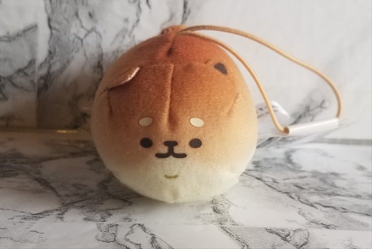 Isutoken Bread Dog - 8cm Plush Happy Ver. - Click Image to Close