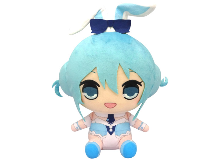 Vocaloid - Hatsune Miku KYURUMARU Big Plush 25cm (Rabbit Ears Ver.) - Click Image to Close