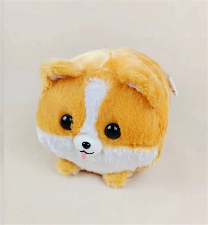 Aniji Plush - Choji Happy Corgi Furry Dog Plush
