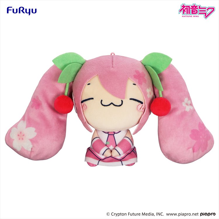 Vocaloid - Sakura Miku Mochipico Plush Eye closed