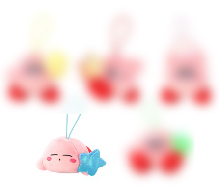 Kirby - Kirby Holding Star Blue 8cm Plush
