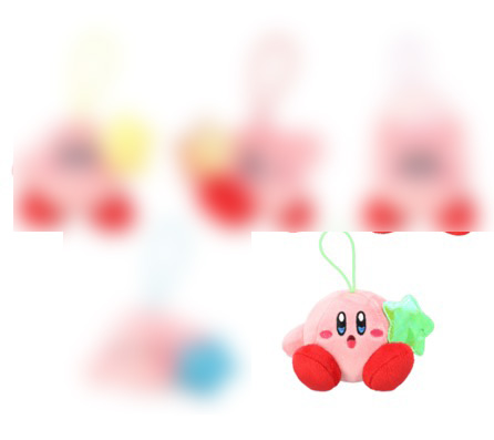 Kirby - Kirby Holding Star Green 8cm Plush