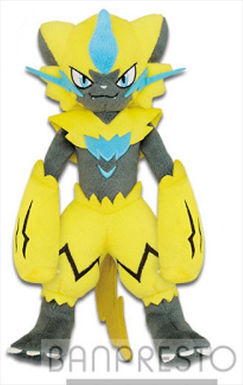 Pokemon Ultra Sun and Moon - Zeraora Medium Plush - Click Image to Close