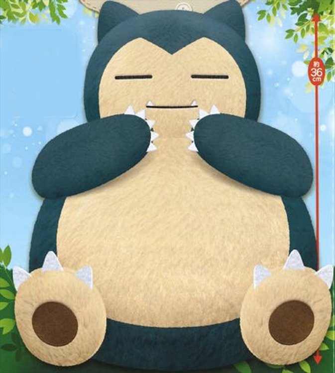 Pokemon - Large Snorlax Plush - Click Image to Close